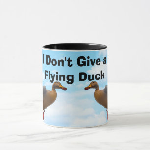 Mug Ne donnez pas un canard volant drôle