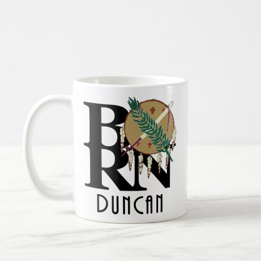Mug NÉ Duncan Oklahoma 11oz (Gauche)