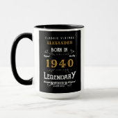 Mug Né en 1940 Légende (Gauche)