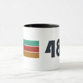 Mug Né en 1948 anniversaire vintage (Centre)