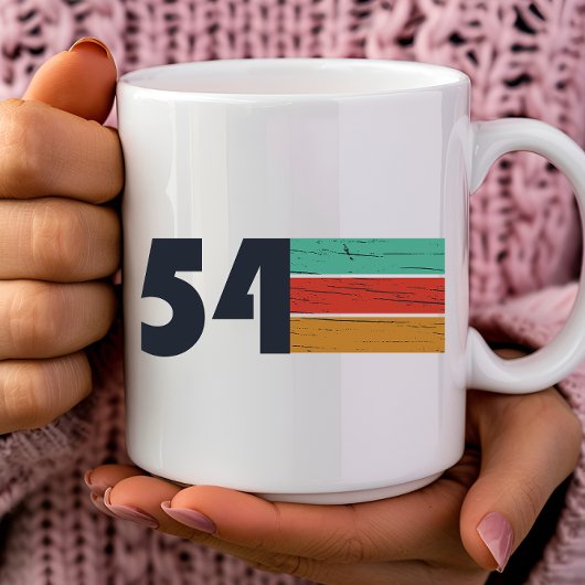 Mug né en 1954 anniversaire vintage