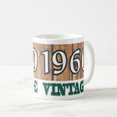 Mug Né en 1960 - Célébration d'anniversaire (Devant droit)