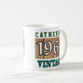 Mug Né en 1962 - 1962 Année de naissance - Anniversair (Devant droit)