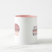 Mug Né en 1970 cadeau d'anniversaire vintage (Centre)