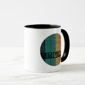 Mug Né en 1970 cadeau d'anniversaire vintage (Devant droit)