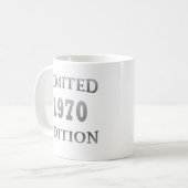 Mug né en 1970 édition limitée anniversaire (Devant gauche)