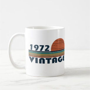 Mug Né en 1972 cadeau d'anniversaire vintage