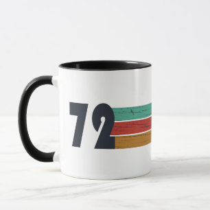 Mug né en 1972 cadeau d'anniversaire vintage