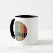 Mug né en 1975 vintage 50e anniversaire cadeau (Devant gauche)