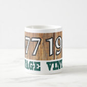 Mug Né en 1977 - Fête d'anniversaire (Centre)