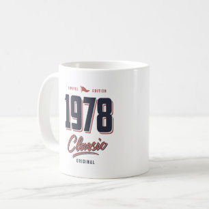 Mug Né en 1978 Anniversaire