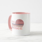 Mug né en 1978 cadeau d'anniversaire vintage (Devant gauche)