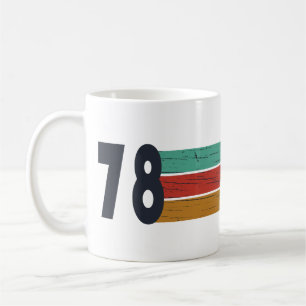 Mug Né en 1978 simple élégant vintage anniversaire