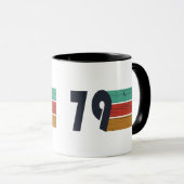 Mug Né en 1979 cadeau d'anniversaire vintage (Devant droit)