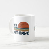 Mug Né en 1988 cadeau d'anniversaire vintage (Devant gauche)