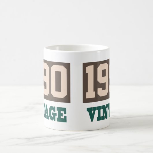 Mug Né en 1990 - Anniversaire (Centre)