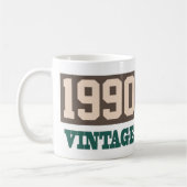 Mug Né en 1990 - Anniversaire (Gauche)