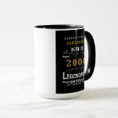 Mug Né en 2000 Légende (Devant droit)