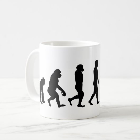 Mug Né en vol - Évolution pilote (Devant gauche)