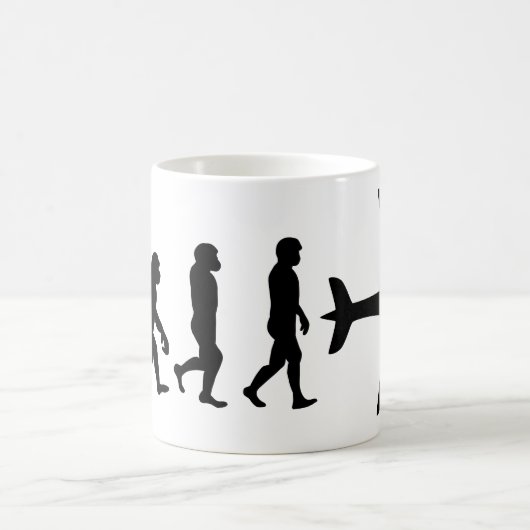 Mug Né en vol - Évolution pilote (Centre)
