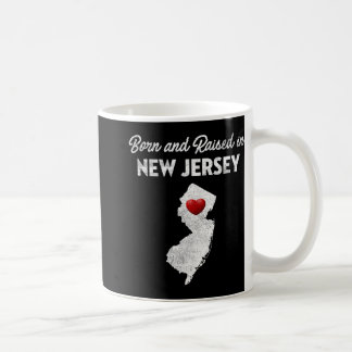 Mug Né et élevé dans le New Jersey - New Jersey Nj