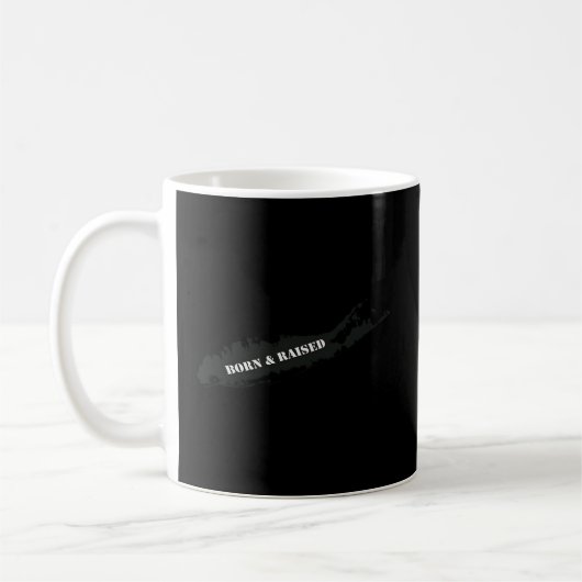 Mug Né Et Élevé Usa Long Island Ny (Gauche)