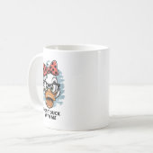 Mug Ne fais pas de canard avec moi drôle mème animal (Devant gauche)
