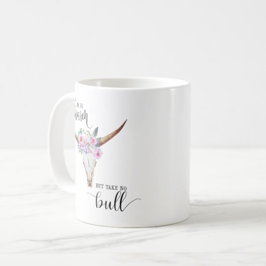 Mug Ne faites aucun mal mais ne prendre aucun Taureau (Devant gauche)