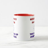 Mug Ne faites jamais confiance à une plaisanterie de (Centre)