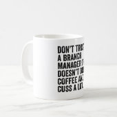 Mug Ne faites pas confiance à un responsable de succur (Devant gauche)