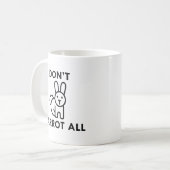 Mug Ne faites pas de carottes (Devant gauche)