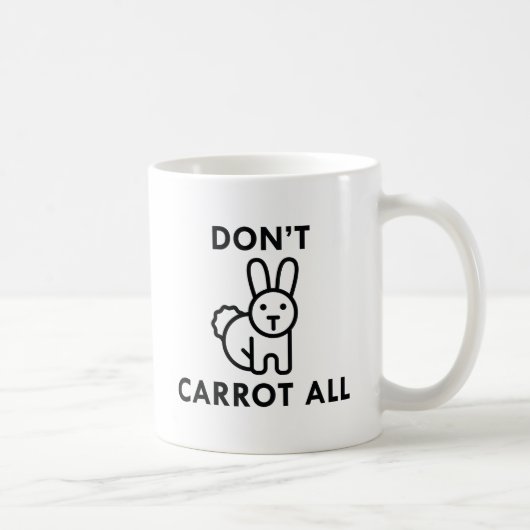 Mug Ne faites pas de carottes (Droite)