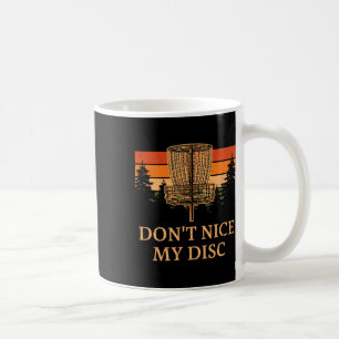 Mug Ne gâche pas mon disque humour drôle de golf disc
