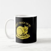 Mug Ne grignote pas sur moi drôle Chat 2 (Gauche)