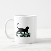 Mug Ne grignote pas sur moi drôle Chat 3 (Gauche)