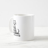 Mug Ne grignote pas sur moi drôle Chat 6 (Devant gauche)