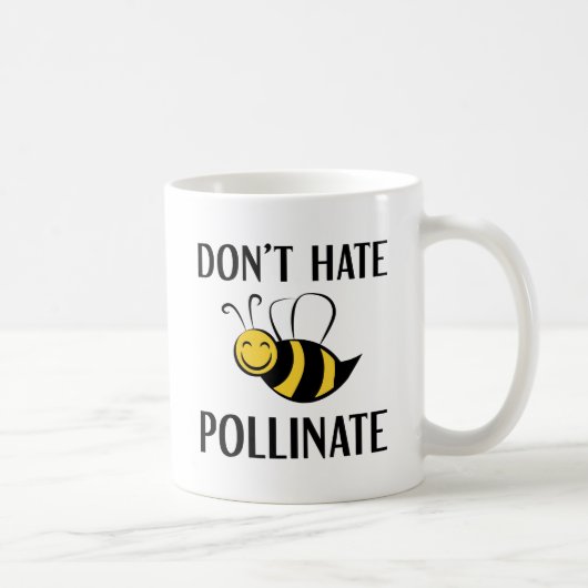 Mug Ne haïs pas pollinise (Droite)