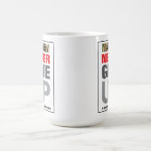 Mug Ne jamais abandonner ne jamais abandonner le devis (Centre)