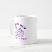 Mug Ne jamais arrêter (Devant gauche)