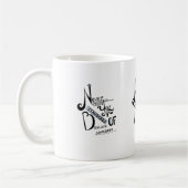 Mug Ne jamais baisser vos normes Motivation devis (Gauche)