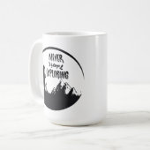 Mug Ne jamais cesser d'explorer (Devant gauche)