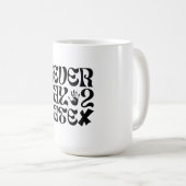 Mug Ne jamais dire 2 citations motivationnelles tardiv (Devant droit)