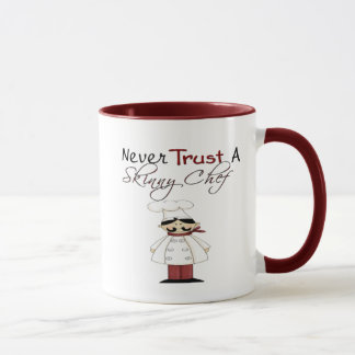 Mug Ne jamais faire confiance à un chef maigre