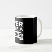 Mug Ne jamais gâcher une crise sans sarcasme (Devant droit)