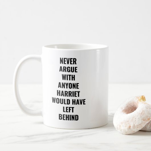 Mug Ne Jamais Parler Avec N'Importe Qui Harriet Aurait (Avec donut)