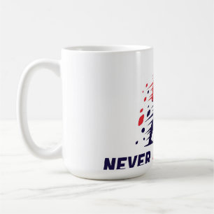 Mug Ne jamais regarder en arrière Logo : Dynamisme de