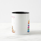 Mug Ne jamais renoncer à la boue de Coussins empilés - (Centre)