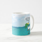 Mug Ne jamais renoncer à la grenouille Choquant l'oise (Devant droit)