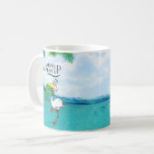 Mug Ne jamais renoncer à la grenouille Choquant l'oise (Devant gauche)