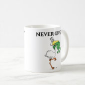 Mug Ne jamais renoncer à la grenouille Choquant l'oise (Devant droit)